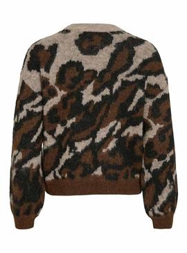 Camisola estampada de animal Vila Viloma para mulher