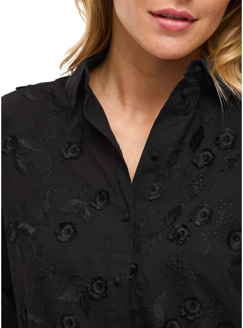 Camisa Vila Visimone preta para mulher
