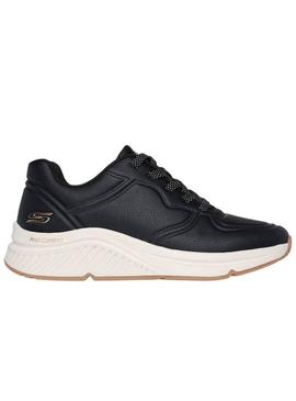 Tênis Skechers Arch Bobs preto para mulheres.