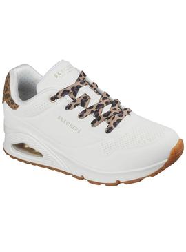 Sapatilhas Skechers Uno animal print para mulher