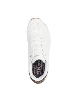 Sapatilhas Skechers Uno animal print para mulher