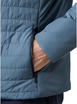 Casaco Helly Hansen Crew Insulator azul para homem.