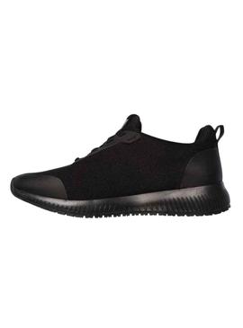 Sapatilhas Skechers Squad antiderrapantes preto para mulher