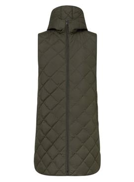 Casaco Ecoalf Hyden de duas peças verde para mulher