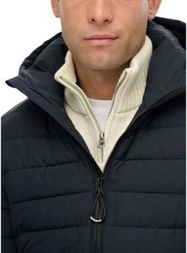 Jaqueta acolchoada Superdry Fuji azul para homem.