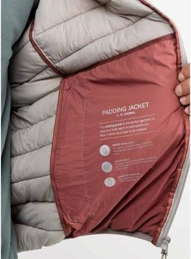 Jaqueta acolchoada beige da El Ganso para homem.