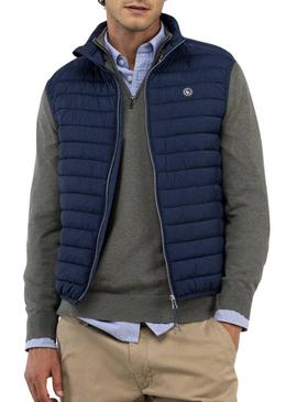 Colete El Ganso acolchoado azul marinho para homem