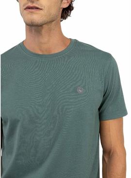 Camiseta básica verde El Ganso para homem.