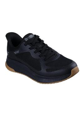 Sapatilhas Skechers Bobs Squad preto para homem.