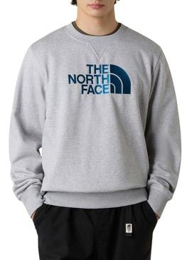 Moletom The North Face Drew Peak Regular cinza para homem.