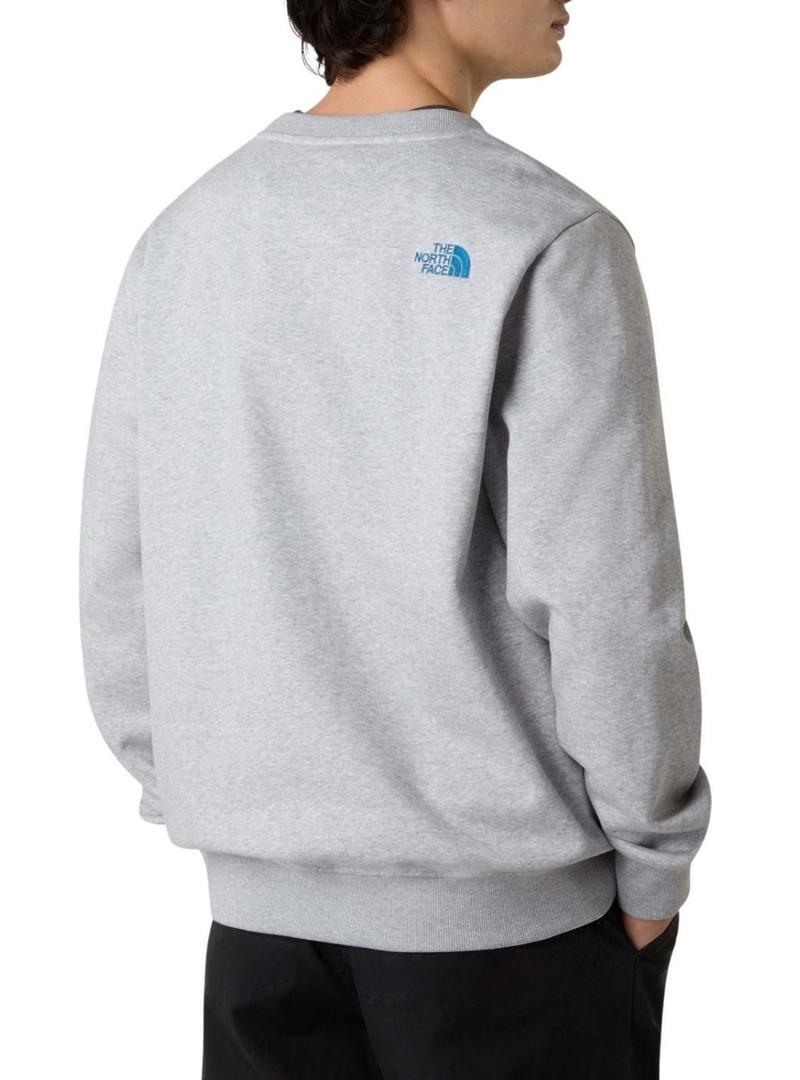 Moletom The North Face Drew Peak Regular cinza para homem.