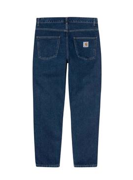 Calça de ganga Carhartt Newel azul escuro para homem.