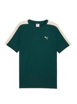 Camiseta Puma T7 verde para homem