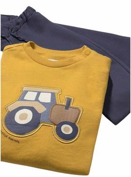 Conjunto de chándal Mayoral calça azul marinho para bebê