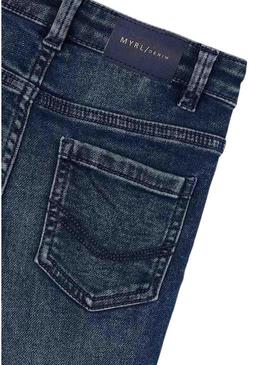 Calça jeans Mayoral soft Blue Black para menino