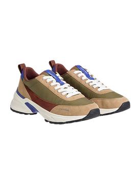 Sapatilhas Calvin Klein Hike Runner casuais combinadas para homem.