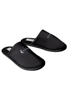 Chinelos de casa Calvin Klein Monograma preto para homem