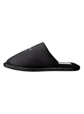 Chinelos de casa Calvin Klein Monograma preto para homem