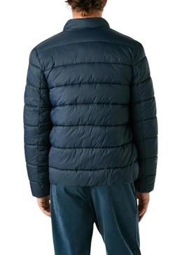 Jaqueta acolchoada Pepe Jeans azul marinho para homem.