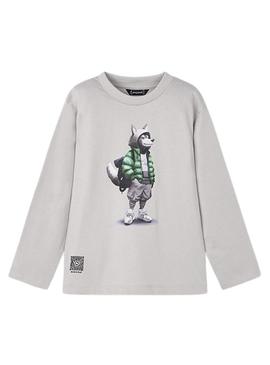 Camiseta interativa da Mayoral para crianças