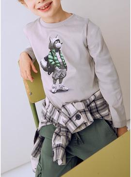 Camiseta interativa da Mayoral para crianças