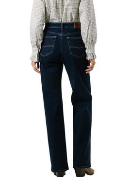 Calça Jeans Pepe Jeans Lexa Rinse reta para mulher
