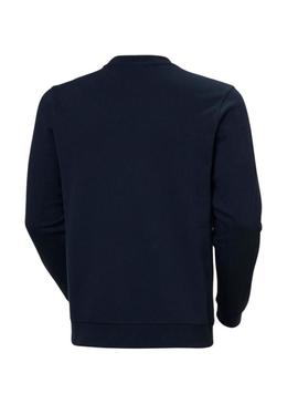 Camisola Helly Hansen HH Logo azul marinho para homem.