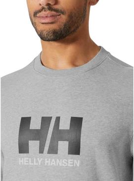 Moletom Helly Hansen HH Logo cinza para homem