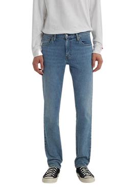 Calça jeans Levis 511 Slim Remain azul para homem
