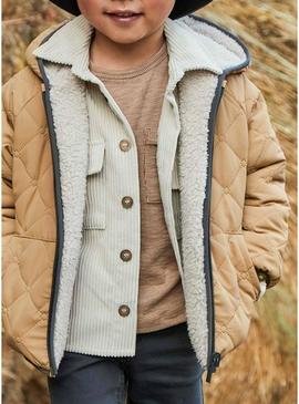 Casaco reversível de carneiro Mayoral para menino