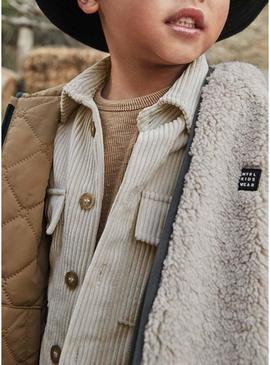 Casaco reversível de carneiro Mayoral para menino