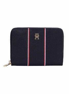 Carteira Tommy Hilfiger Icon Corporativa marinha para mulher.