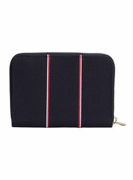 Carteira Tommy Hilfiger Icon Corporativa marinha para mulher.
