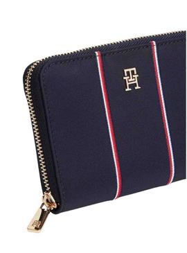 Carteira Tommy Hilfiger Icon Corporativa marinha para mulher.