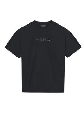 Camisa Mayoral em relevo preta para crianças
