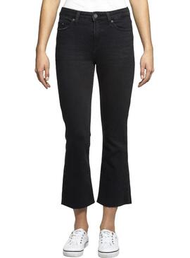 Jeans Tommy Jeans Crop Alargamento BFLB Mulher