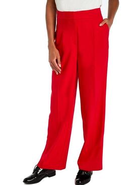 Calça Naf Naf Pinça Vermelho Para Mulher