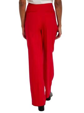 Calça Naf Naf Pinça Vermelho Para Mulher
