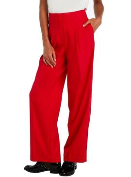 Calça Naf Naf Pinça Vermelho Para Mulher