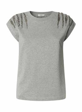 Camisa Pepe Jeans Barry cinza para mulher