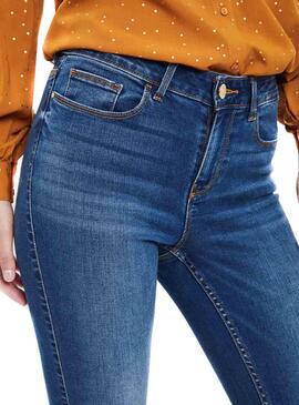 Jeans Vila Vicomit Felicia Azul Mulher