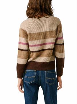 Camisola Pepe Jeans Cassandra de riscas para mulher.