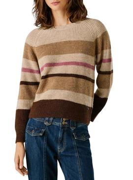 Camisola Pepe Jeans Cassandra de riscas para mulher.