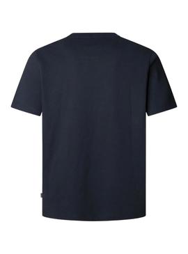 Camisa Pepe Jeans Matthew azul marino para homem