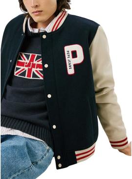 Jaqueta bomber Pepe Jeans Jee Varsity para homens
