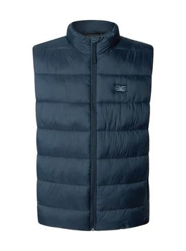 Colete Pepe Jeans acolchoado azul-marinho para homem