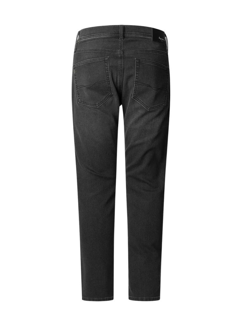Calça jeans Pepe Jeans Track slim preta para homem