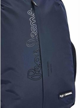 Mochila Pepe Jeans Devin Core azul marino para homem.