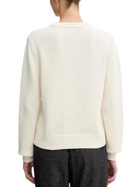 Camisola Pepe Jeans Caprice bege para mulher