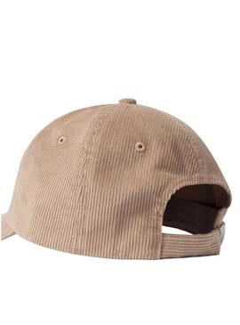 Boné Pepe Jeans Fancy de veludo cotelê rosa para mulher.